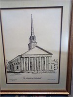 St. Joseph's Cathedral framed picture