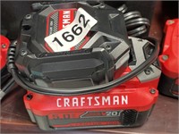 CRAFTSMAN BATTERY / CHARGER RETAIL $200