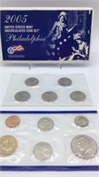 2005 U.S Mint Uncirculated Coin Set Philadelphia