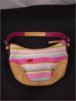 COACH bright colored hand  bag purse