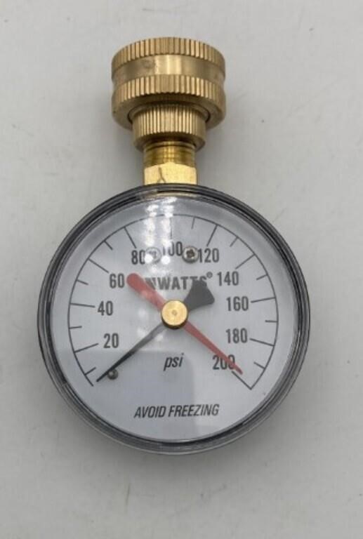 Watts Water Pressure Test Hose Connection Gauge