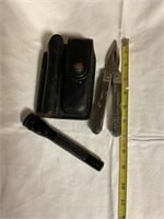 Leathermans super tool,flashlight and sheath