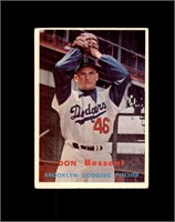 1957 Topps #178 Don Bessent VG to VG-EX+