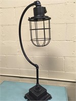 Ashley Industrial Desk Lamp - No glass shade
