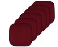 Memory Foam Chair Pads Cover 16" x 16"  6 Pack