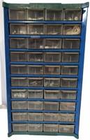 Vintage Tool Storage Organizer with 40 Drawers