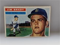 1956 Topps Baseball #126 Jim Brady Detroit Tigers