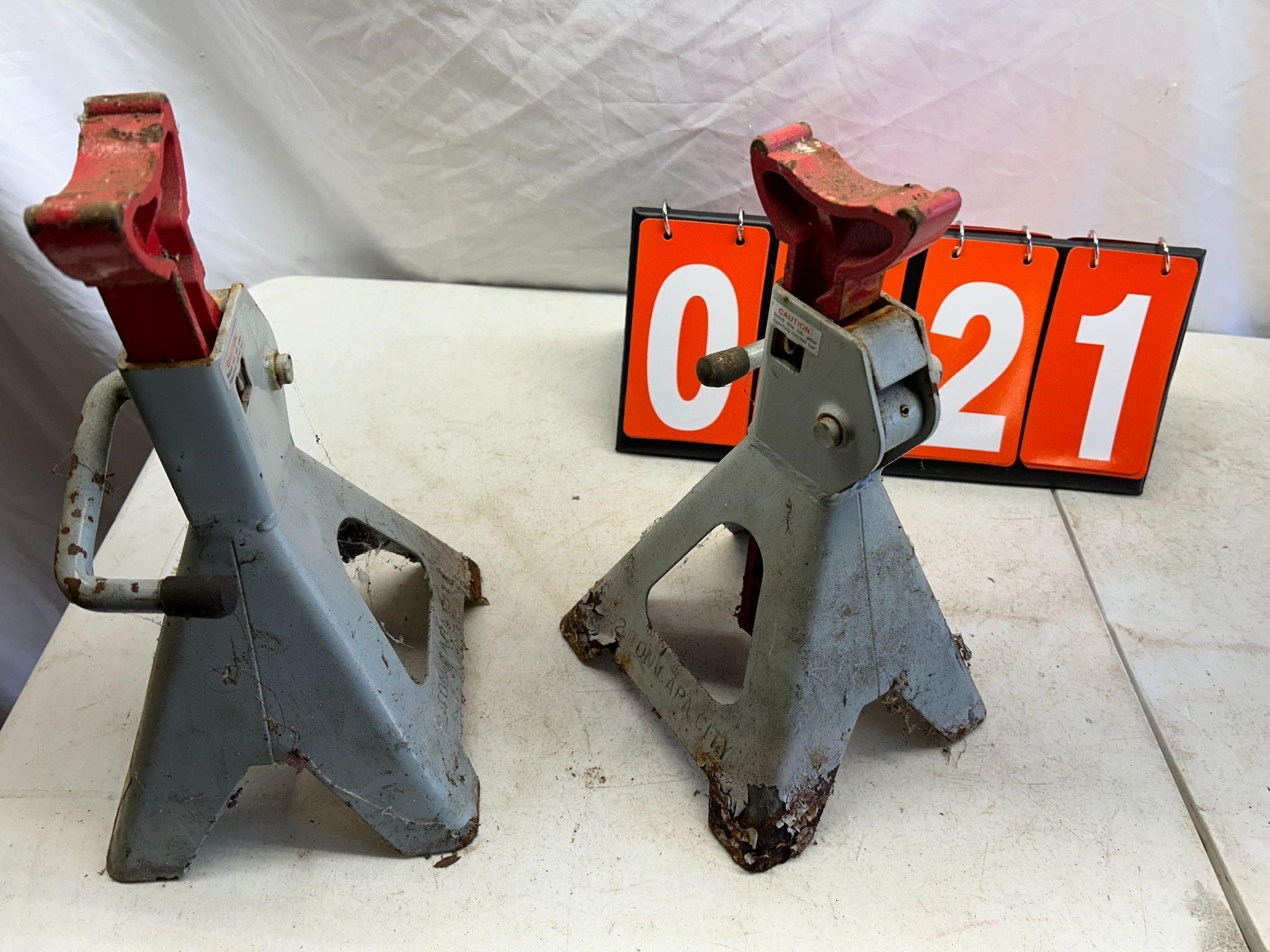 Pair of 2 Ton Jack Stands