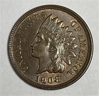 1908 Indian Head Cent (ex ICG) MS64 BR