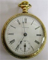 1895/9 Waltham 15 Jewel 18s Pocket Watch 14k Gold
