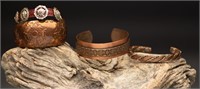 Women's Copper & Sterling Bracelets (4)