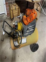Craftman air compressor, 150psi,3hp,15gal,2 hoses