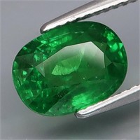 Natural Green Tsavorite Garnet 3.00 Cts - Untreate