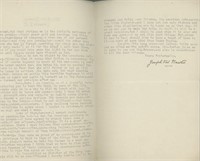 Joseph Fort Newton signed letter