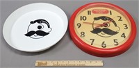 Natty Boh Advertising Tray & Clock