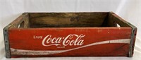 Vintage Coca-Cola Wooden Crate, Marked