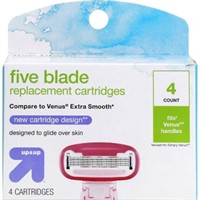 Womens Five Blade Cartridges 4ct - up & up
