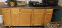 Counter/Cabinet including internal contents
