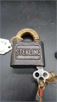 Sterling Hardware Padlock W/ key