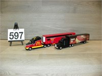 2 1/64 McDonalds Semi Trucks