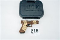 USED UNFIRED GLOCK G20 GEN 4 10MM ATACS CAMO