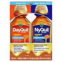 Vicks DayQuil/NyQuil Severe  Honey  2x12 fl. Oz.
