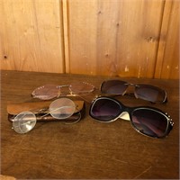 Mixed Lot of Antique Eyeglasses & Sunglasses