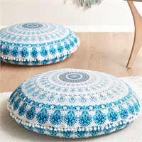 Codi Meditation Floor Pillow Set of 2  32 Inch