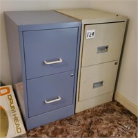 Pair file cabinets