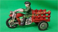 Vintage Cast Iron Toy - Delivery Man