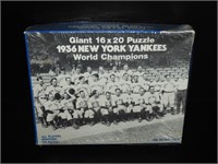 Sealed 1936 NY Yankees World Champion Puzzle