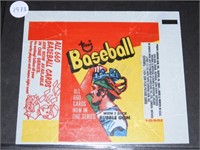 1973 Topps Baseball Wax Wrapper Variation 2