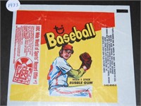 1973 Topps Baseball Wax Wrapper Variation 1
