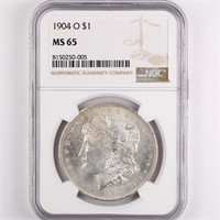 1904-O Morgan Dollar NGC MS65