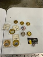 misc. medallion collector coins tokens