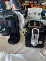 B&D Toaster; Coffeemaker
