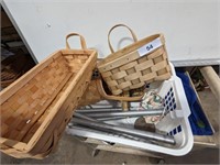 Plastic Basket w/ Other Baskets & Other