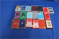 Nineteen decks of cards, new & used