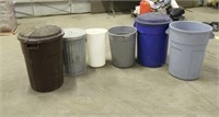 (6) Trash Cans