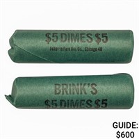 [100] 2 Rolls of $5 Dimes