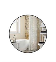 24 Inches SONGMICS Round Metal Frame Bathroom