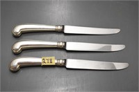 TIFFANY STERLING SILVER BUTTER KNIVES