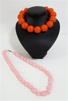 Vintage Chunky 1960s-Style Bauble Necklaces