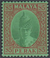 Malaya-Perak Stamps #98, Mint Hinged, CV $160