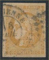 FRENCH COLONIES #9 USED FINE