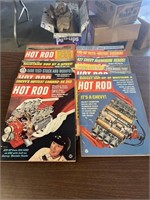 (9) 1966,1967, & 1968 Hot Rod Magazines