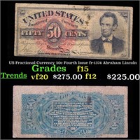 US Fractional Currency 50c Fourth Issue fr-1374 Ab