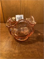 Pink Fenton glassware