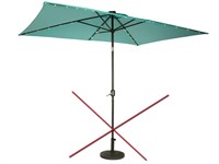 Solar LED Lighted Patio Umbrella - PLEASE READ