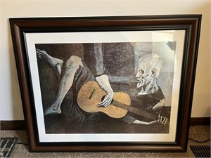 Old Guitarist Print